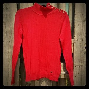 Tommy Hilfiger Red Light Turtle Neck Sweater.